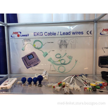 One-Piece Patient ECG with Leadwires